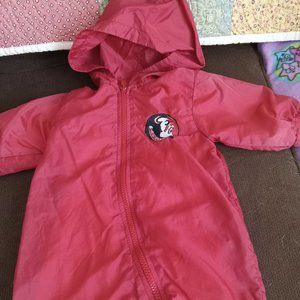 Infant Boy's 1 Pc. Warmup Suit, Lined, FSU Seminoles Size 6-9 Mo., By Mi…